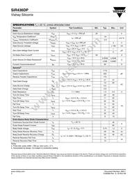 SIR436DP-T1-GE3 Datasheet Page 2