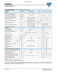 SIR482DP-T1-GE3 Datasheet Page 2