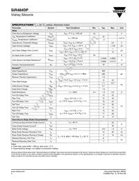 SIR484DP-T1-GE3 Datasheet Page 2