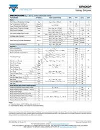 SIR606DP-T1-GE3 Datasheet Page 2