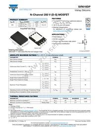 SIR616DP-T1-GE3 Datasheet Cover