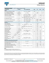 SIR624DP-T1-GE3 Datasheet Page 2