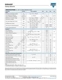 SIR644DP-T1-GE3 Datasheet Page 2