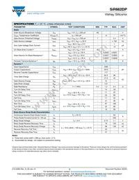 SIR662DP-T1-GE3 Datasheet Page 2