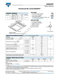 SIR664DP-T1-GE3 Datasheet Cover