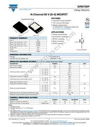 SIR670DP-T1-GE3 Datasheet Cover