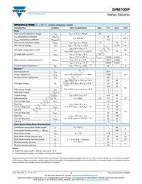 SIR670DP-T1-GE3 Datasheet Page 2