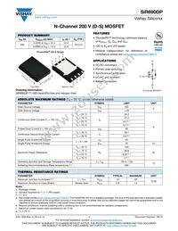 SIR690DP-T1-GE3 Datasheet Cover