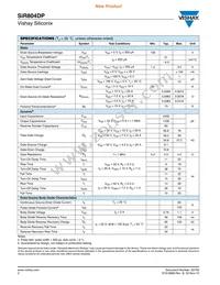 SIR804DP-T1-GE3 Datasheet Page 2