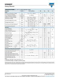SIR808DP-T1-GE3 Datasheet Page 2