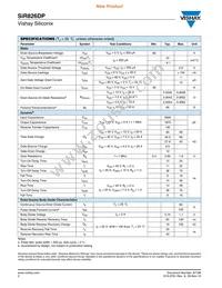 SIR826DP-T1-GE3 Datasheet Page 2