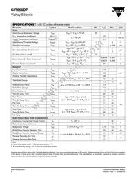 SIR850DP-T1-GE3 Datasheet Page 2