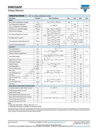 SIR872ADP-T1-GE3 Datasheet Page 2