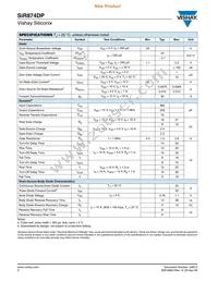 SIR874DP-T1-GE3 Datasheet Page 2