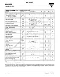 SIR890DP-T1-GE3 Datasheet Page 2
