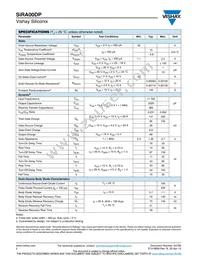 SIRA00DP-T1-GE3 Datasheet Page 2