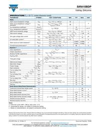 SIRA10BDP-T1-GE3 Datasheet Page 2