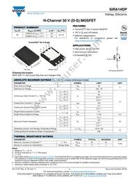 SIRA14DP-T1-GE3 Datasheet Cover