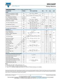SIRA18ADP-T1-GE3 Datasheet Page 2