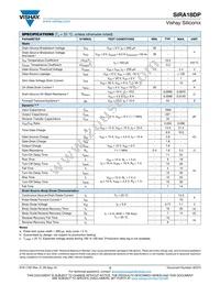 SIRA18DP-T1-GE3 Datasheet Page 2