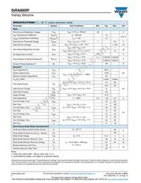 SIRA66DP-T1-GE3 Datasheet Page 2