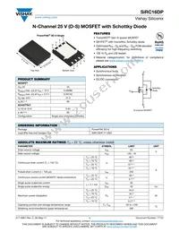 SIRC16DP-T1-GE3 Datasheet Cover