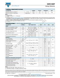 SIRC16DP-T1-GE3 Datasheet Page 2