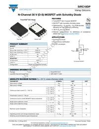 SIRC18DP-T1-GE3 Datasheet Cover