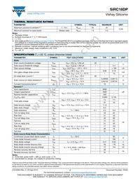 SIRC18DP-T1-GE3 Datasheet Page 2