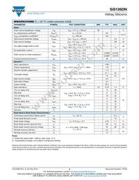 SIS126DN-T1-GE3 Datasheet Page 2