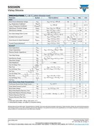 SIS334DN-T1-GE3 Datasheet Page 2
