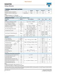 SIS407DN-T1-GE3 Datasheet Page 2