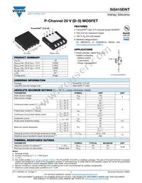 SIS415DNT-T1-GE3 Cover