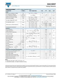 SIS415DNT-T1-GE3 Datasheet Page 2