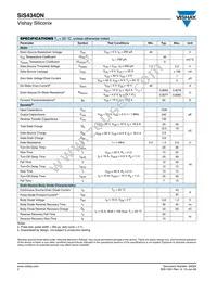 SIS434DN-T1-GE3 Datasheet Page 2