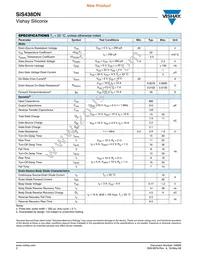 SIS438DN-T1-GE3 Datasheet Page 2