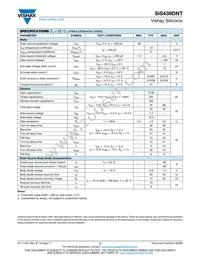 SIS439DNT-T1-GE3 Datasheet Page 2