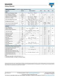 SIS443DN-T1-GE3 Datasheet Page 2