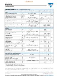 SIS476DN-T1-GE3 Datasheet Page 2