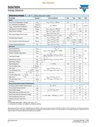 SIS478DN-T1-GE3 Datasheet Page 2