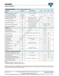 SIS488DN-T1-GE3 Datasheet Page 2