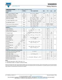 SIS606BDN-T1-GE3 Datasheet Page 2