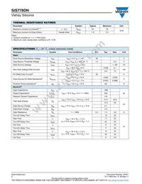 SIS778DN-T1-GE3 Datasheet Page 2