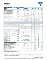 SIS862DN-T1-GE3 Datasheet Page 2