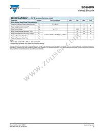 SIS902DN-T1-GE3 Datasheet Page 3