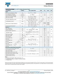 SIS903DN-T1-GE3 Datasheet Page 2