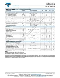 SIS932EDN-T1-GE3 Datasheet Page 2