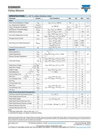 SIS990DN-T1-GE3 Datasheet Page 2