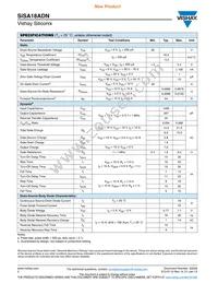 SISA18ADN-T1-GE3 Datasheet Page 2
