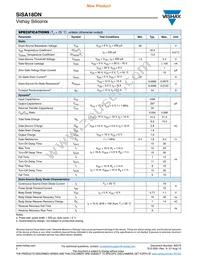 SISA18DN-T1-GE3 Datasheet Page 2